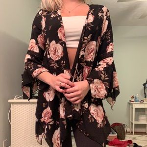 Floral cardigan